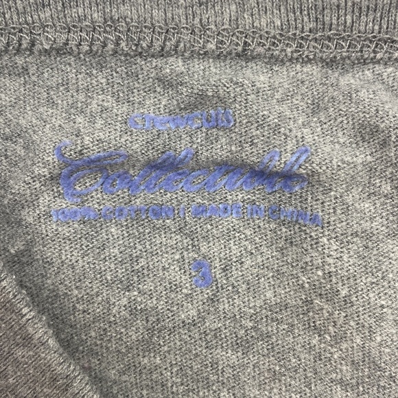 Crewcuts Girls Grey Top Size 2 - Picture 4 of 7